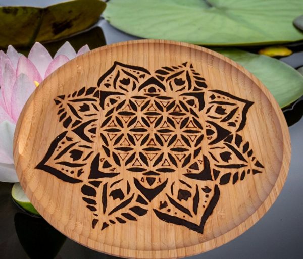 Plateau fleur de vie