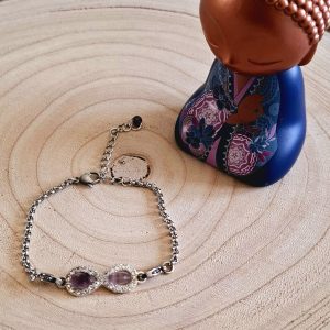 Bracelet Infini Améthyste