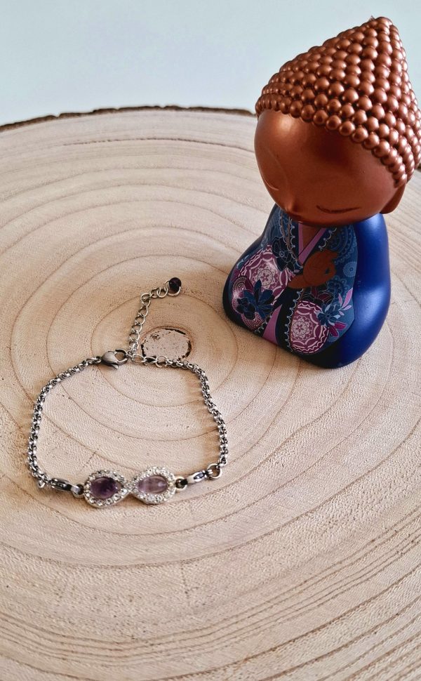 Bracelet Infini Améthyste