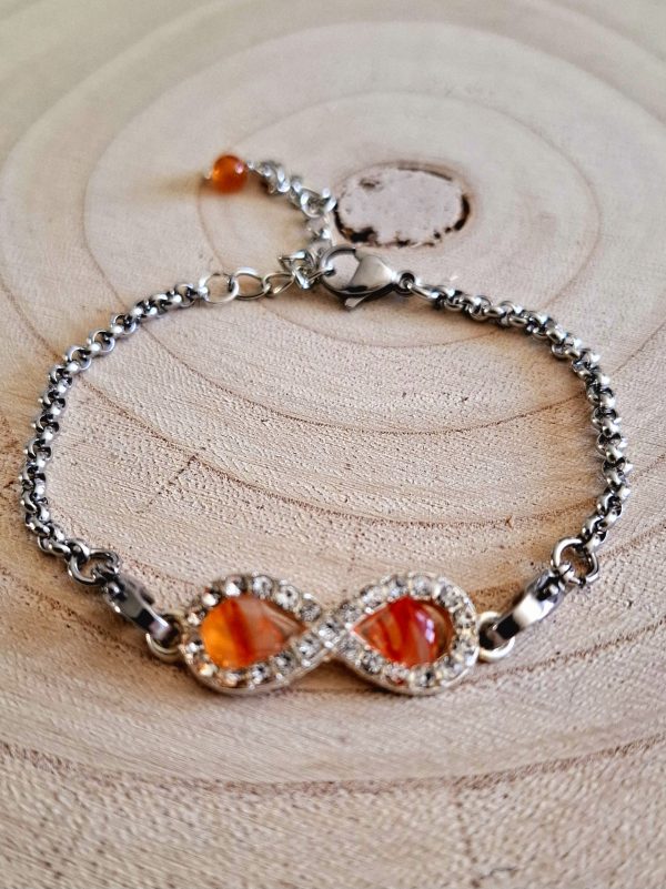 Bracelet Infini Cornaline – Image 2