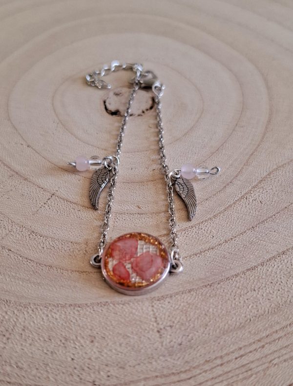 Bracelet cabochon Quartz Rose – Image 2