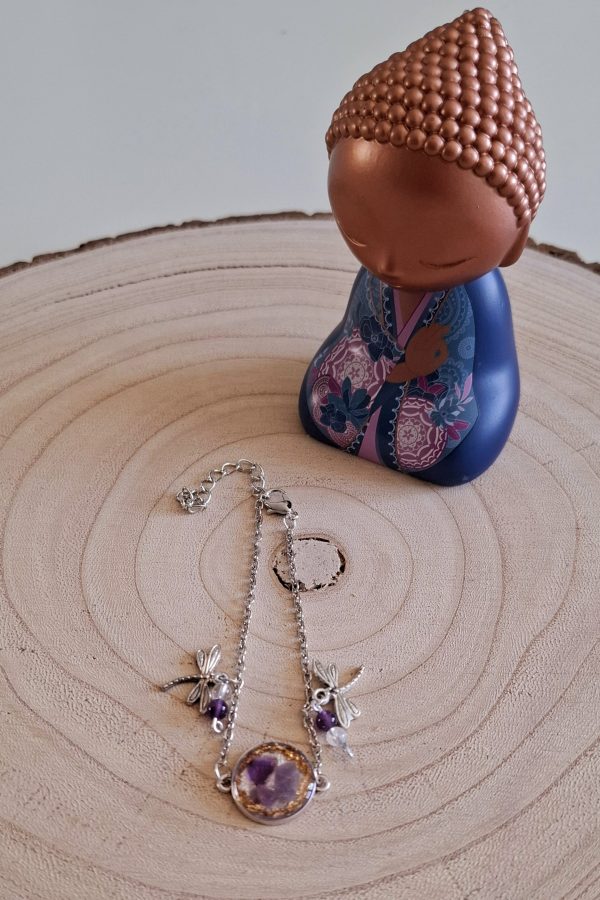 Bracelet cabochon Améthyste