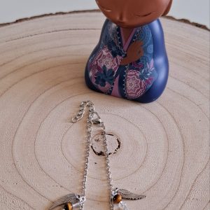 Bracelet cabochon Oeil de tigre