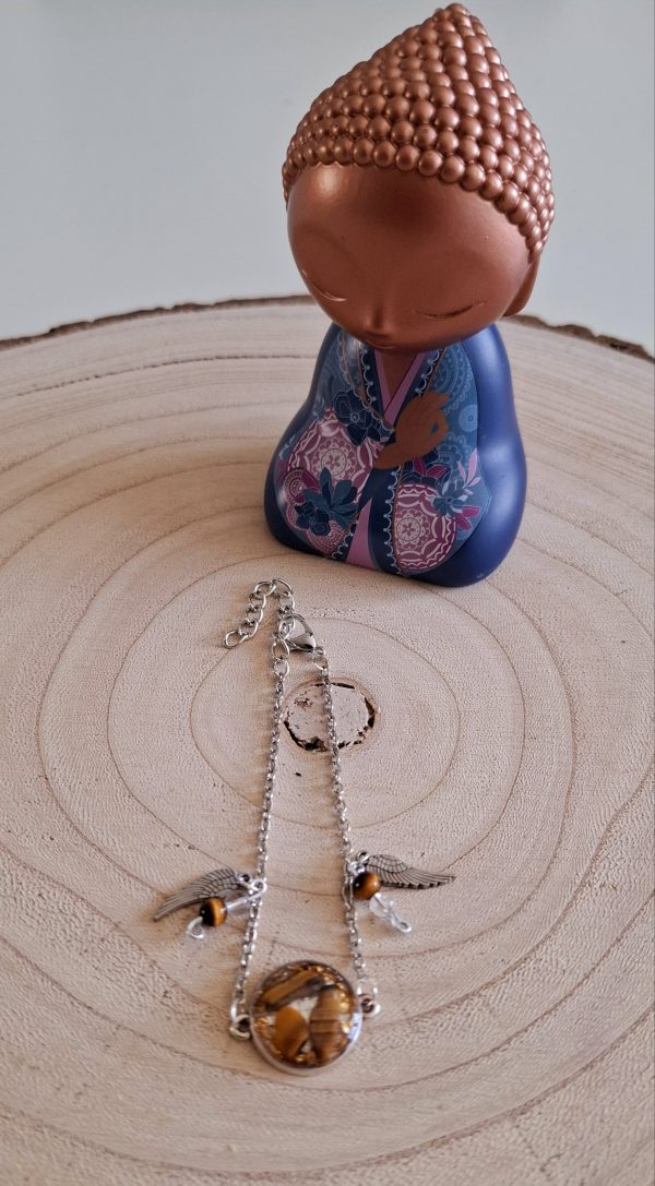 Bracelet cabochon Oeil de tigre