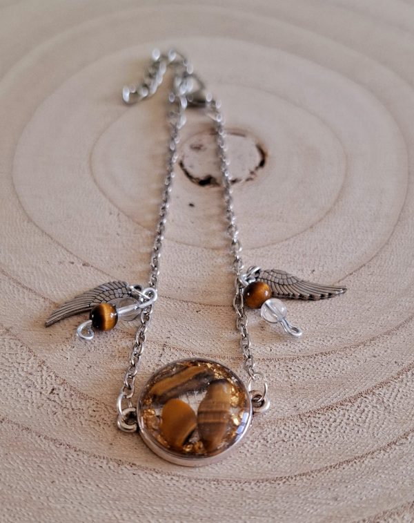 Bracelet cabochon Oeil de tigre – Image 2