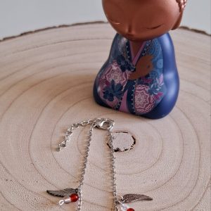 Bracelet cabochon Cornaline