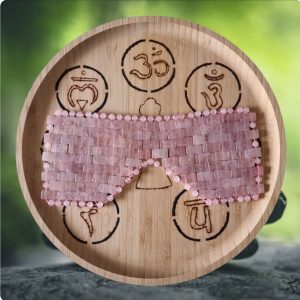 Masque pour les yeux en Quartz Rose