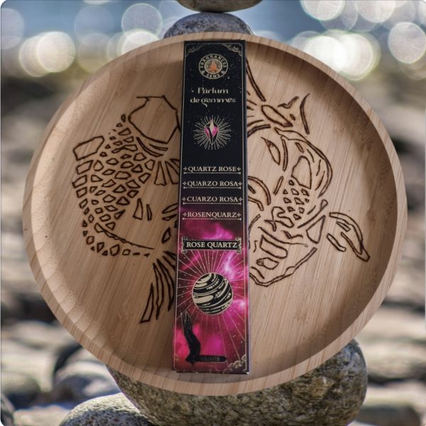 Encens (parfum de pierres) Quartz Rose