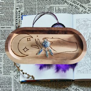 Pendentif Bola Attrape rêve/pierre Lapis lazuli