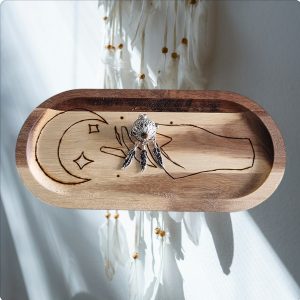 Pendentif Bola Attrape rêve/pierre oeil de tigre