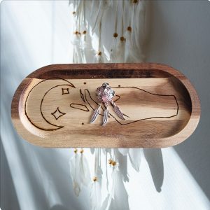 Pendentif Bola Attrape rêve/pierre Quartz Rose