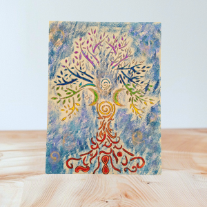 Toile arbre de vie " 7 Chakras"
30x40